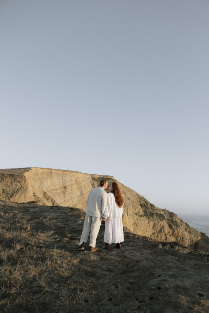 Coastal destination engagement session at point reyes california. 