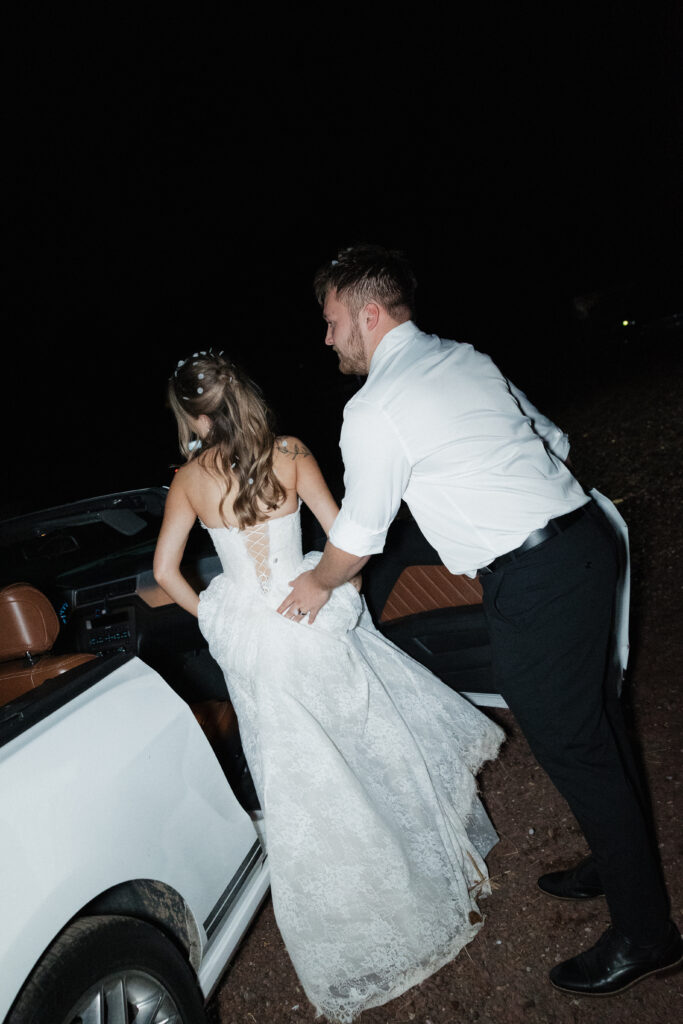 Nordic Village wedding reception timeless Flagstaff Arizona wedding celebration