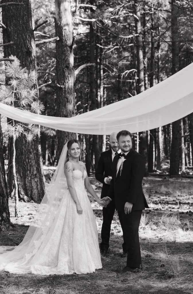 Sacred wedding ceremony moment timeless Flagstaff Arizona wedding photographer