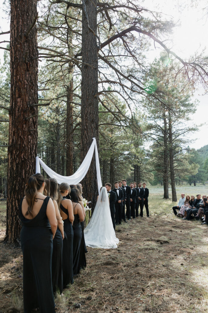 Sacred wedding ceremony moment timeless Flagstaff Arizona wedding photographer