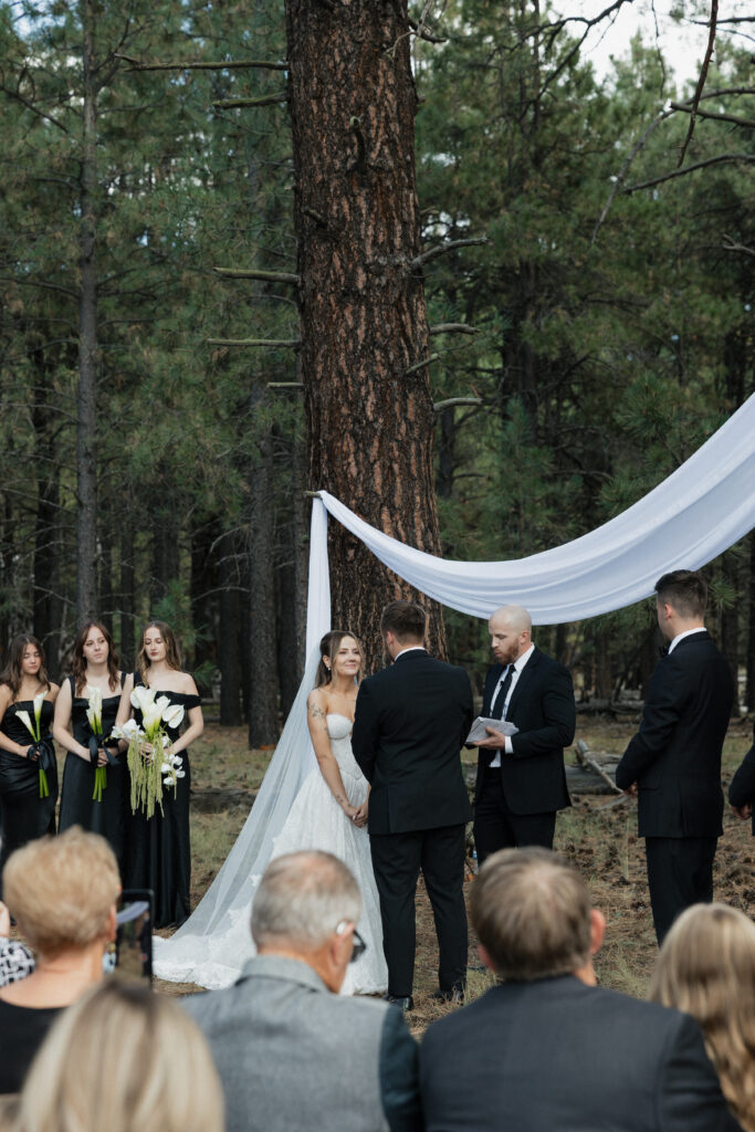 Sacred wedding ceremony moment timeless Flagstaff Arizona wedding photographer