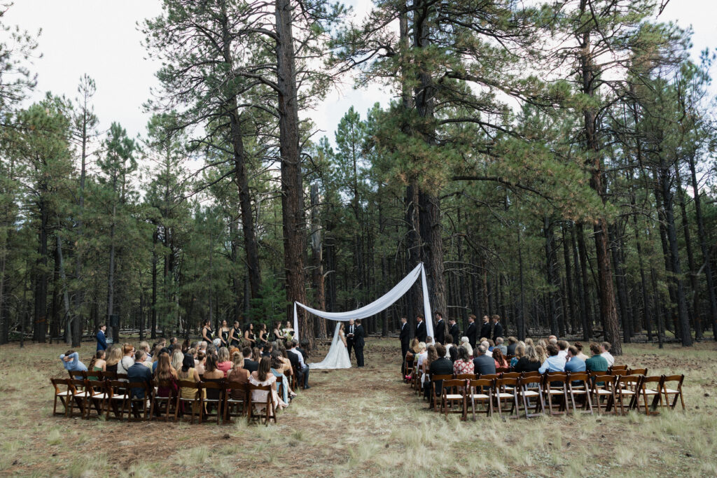 Sacred wedding ceremony moment timeless Flagstaff Arizona wedding photographer