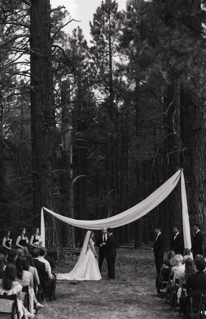 Sacred wedding ceremony moment timeless Flagstaff Arizona wedding photographer