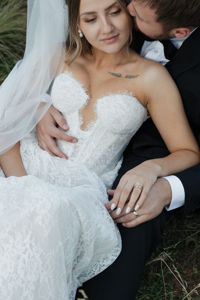 Romantic couple photography golden hour timeless Flagstaff Arizona wedding