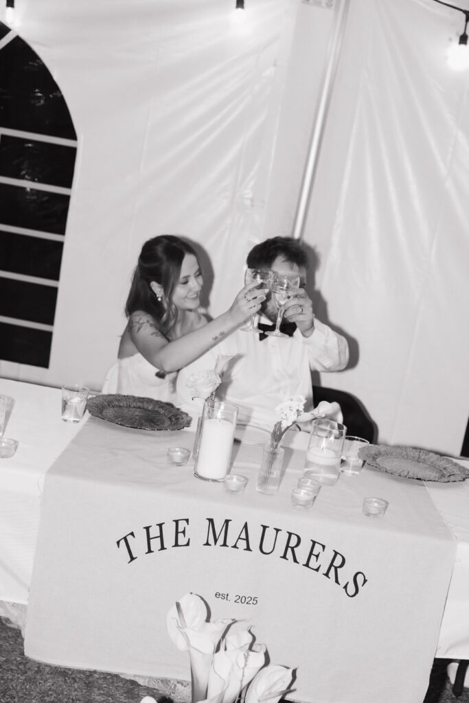 Nordic Village wedding reception timeless Flagstaff Arizona wedding celebration