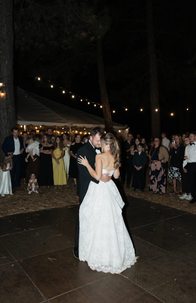 Nordic Village wedding reception timeless Flagstaff Arizona wedding celebration