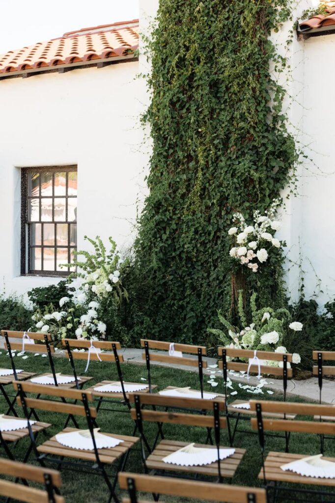 la-estancia-scottsdale-arizona-wedding87 Ceremony Space at La Estancia Wedding in Scottsdale Arizona.