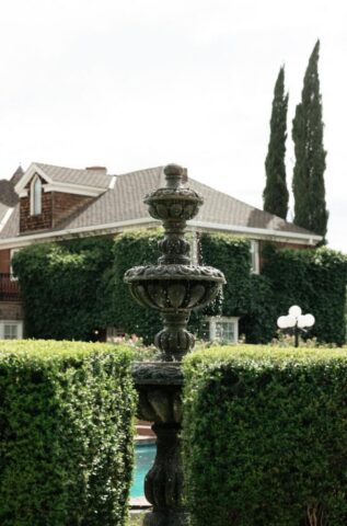 Stonebridge Manor by Wedgewood Weddings exterior brick estate Mesa Arizona wedding venue photography